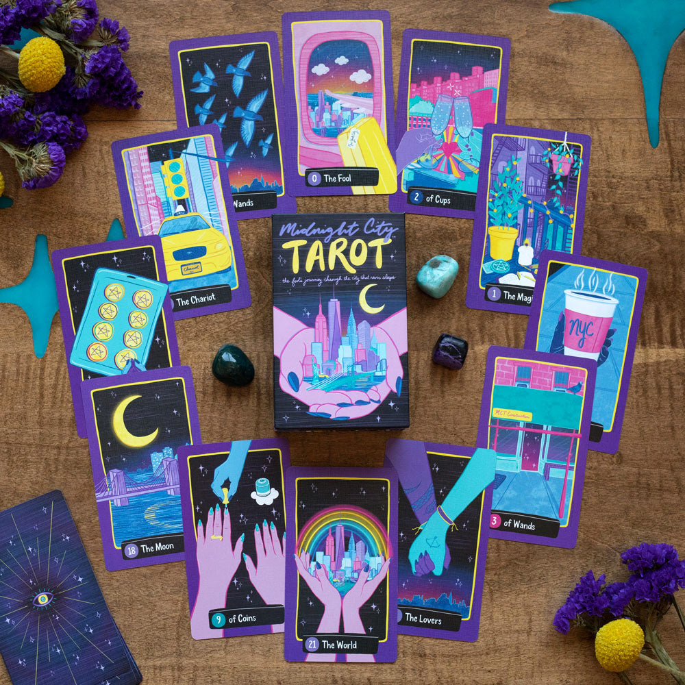Midnight City Tarot Standard and Pocket Deck