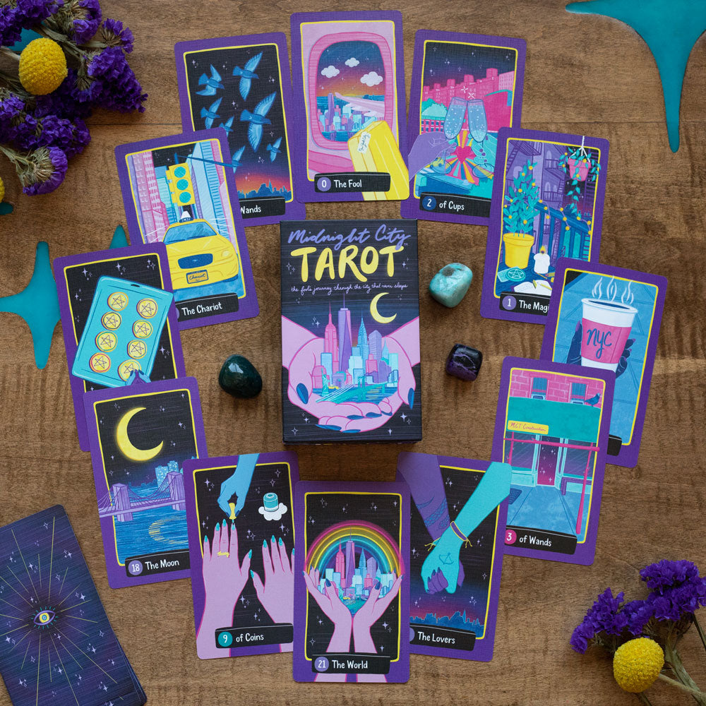 Midnight City Tarot Deck and Guidebook Combo