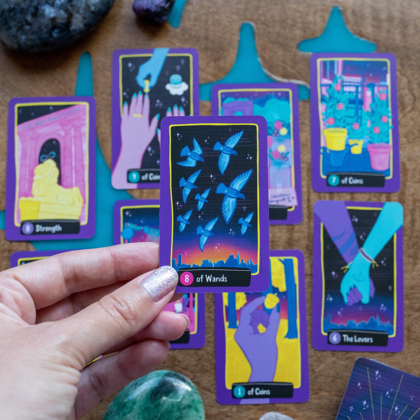 Midnight City Tarot Standard Deck, Guidebook and Pocket Deck