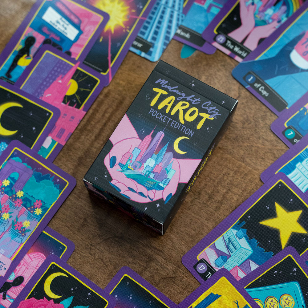 Midnight City Tarot Standard Deck, Guidebook and Pocket Deck