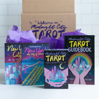 Midnight City Tarot Deck and Guidebook Combo
