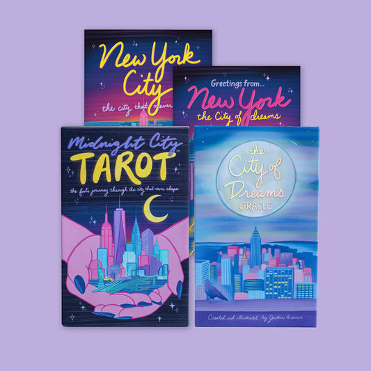 Midnight City Tarot Deck and The City of Dreams Oracle Deck