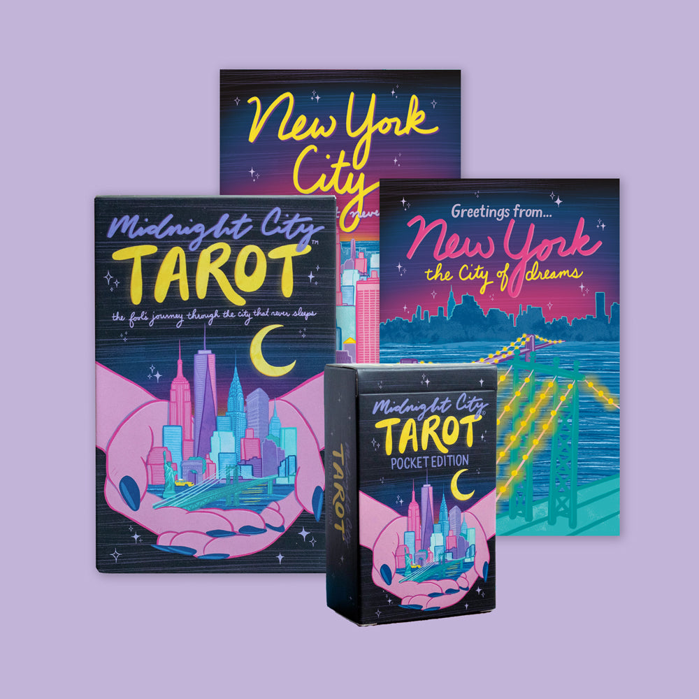 Midnight City Tarot Standard and Pocket Deck