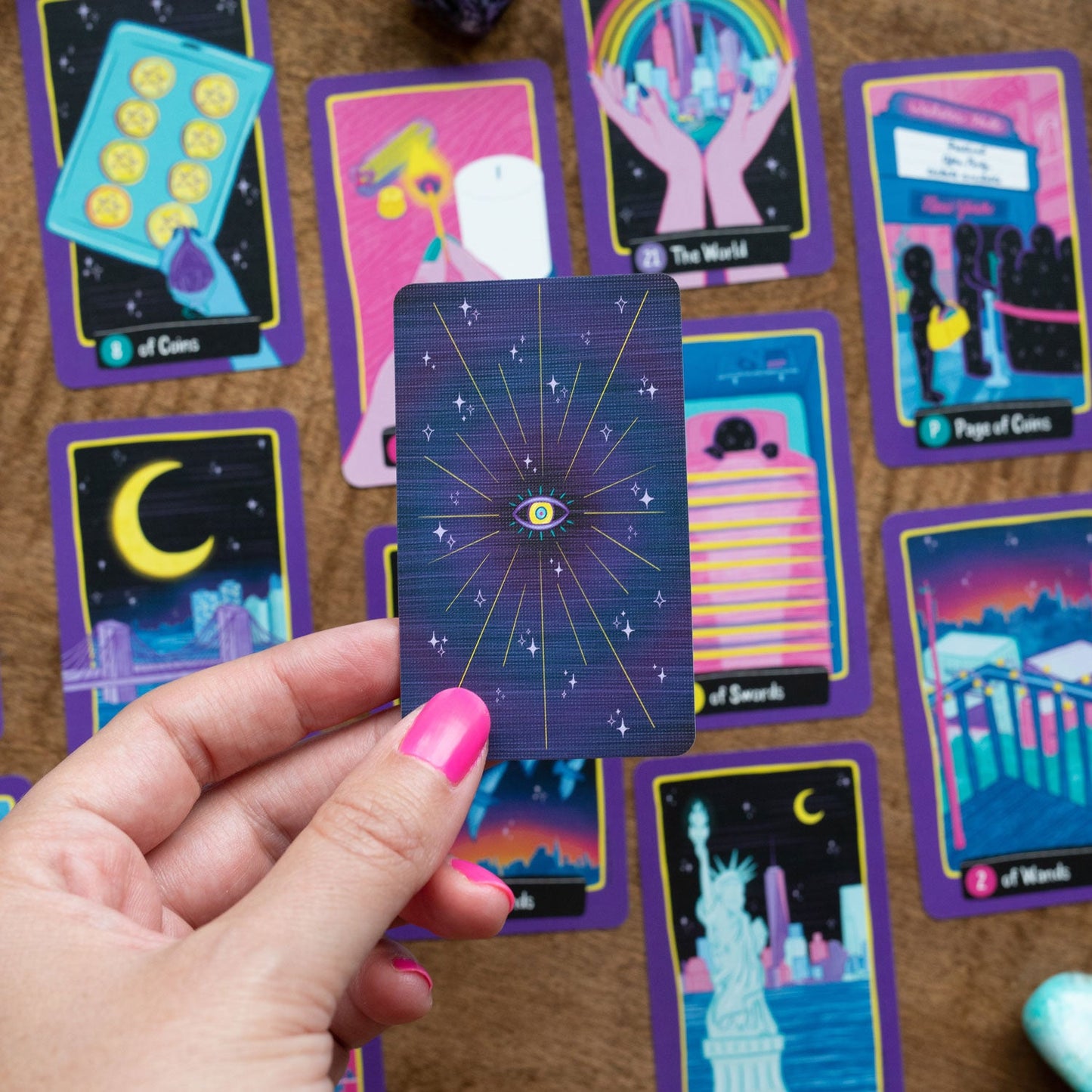 B-Grade Midnight City Tarot Pocket Deck